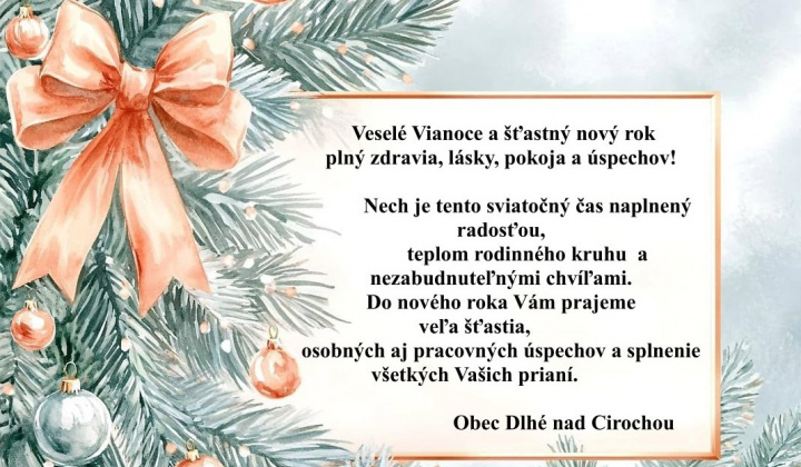 Fotka - Veselé Vianoce a šťastný Nový rok 
