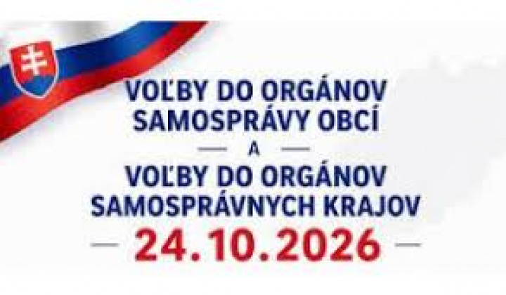 Fotka - Oznam o preberaní kandidátnych listín