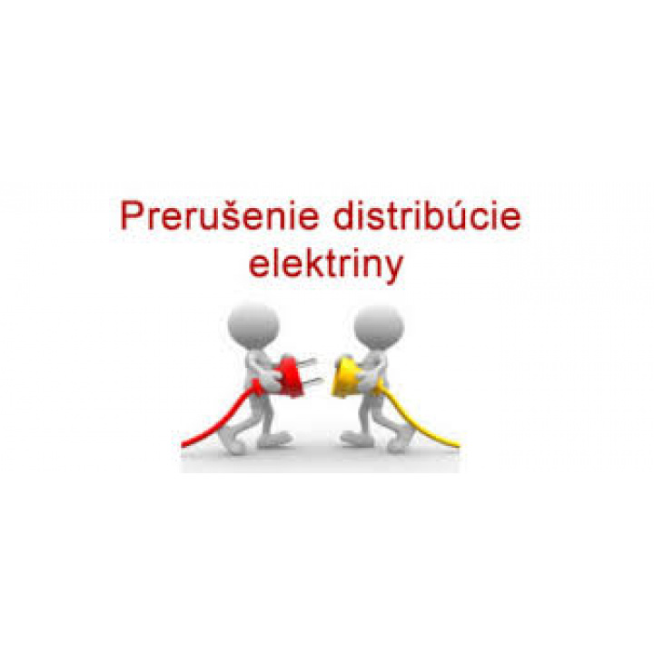 Prerušenie  distribúcie el.energie